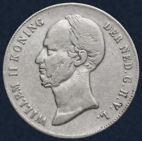 2½ Gulden 1846 Willem II (lelie)