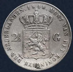 2½ gulden 1848 Nederland