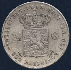 2½ Gulden 1848 Nederland
