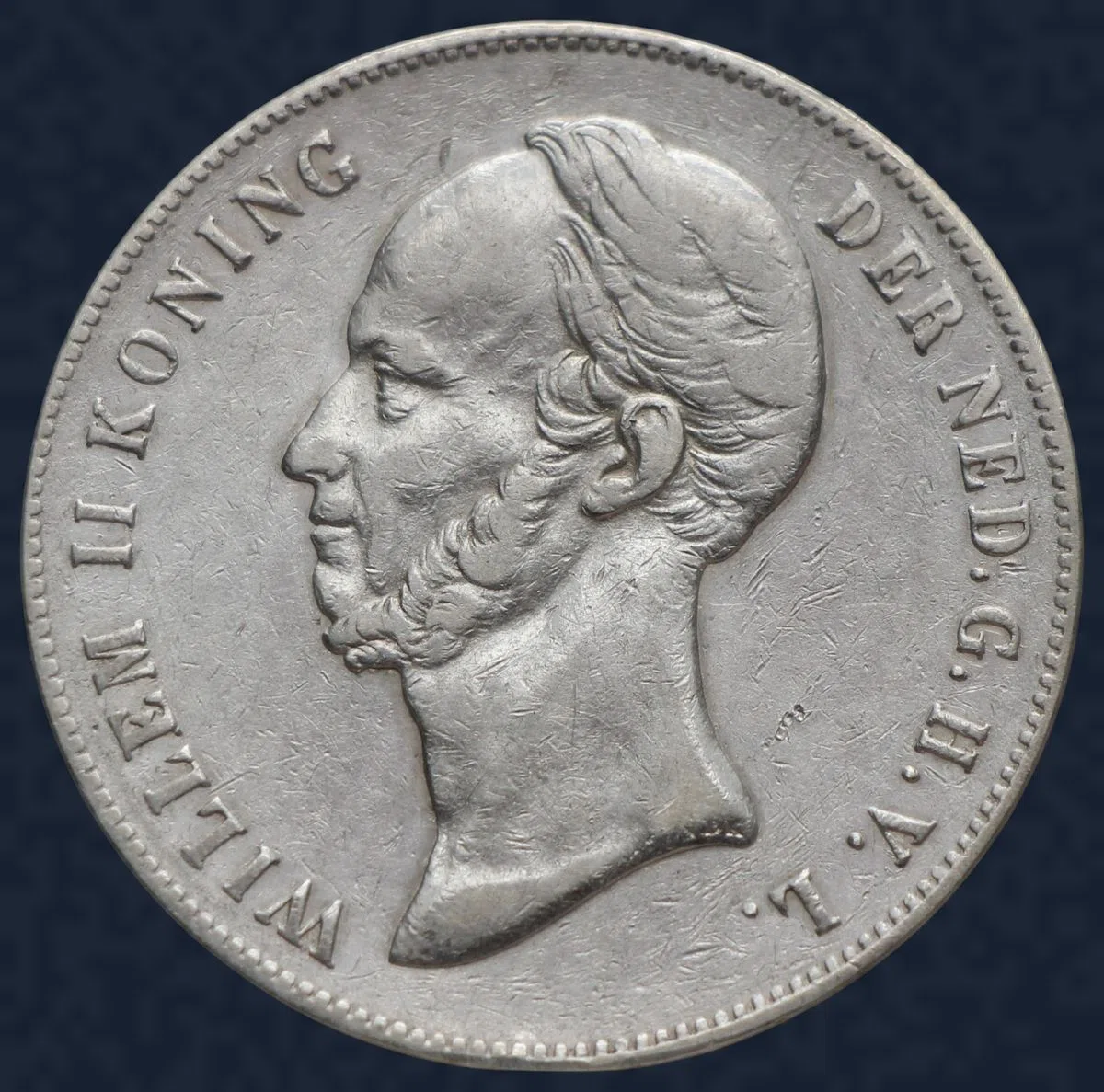 2½ Gulden 1849 Willem II - rijksdaalder 1849