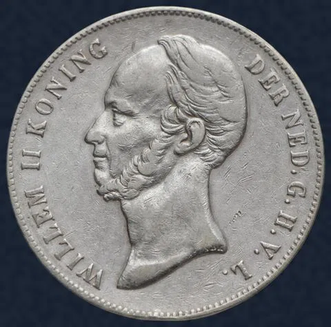 2½ Gulden 1849 Willem II - rijksdaalder 1849