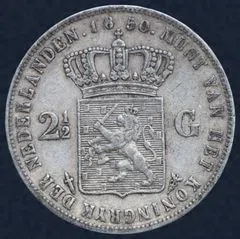 2½ Gulden 1850 Willem III - rijksdaalder 1850