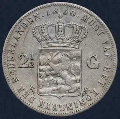 2½ Gulden 1850 Willem III