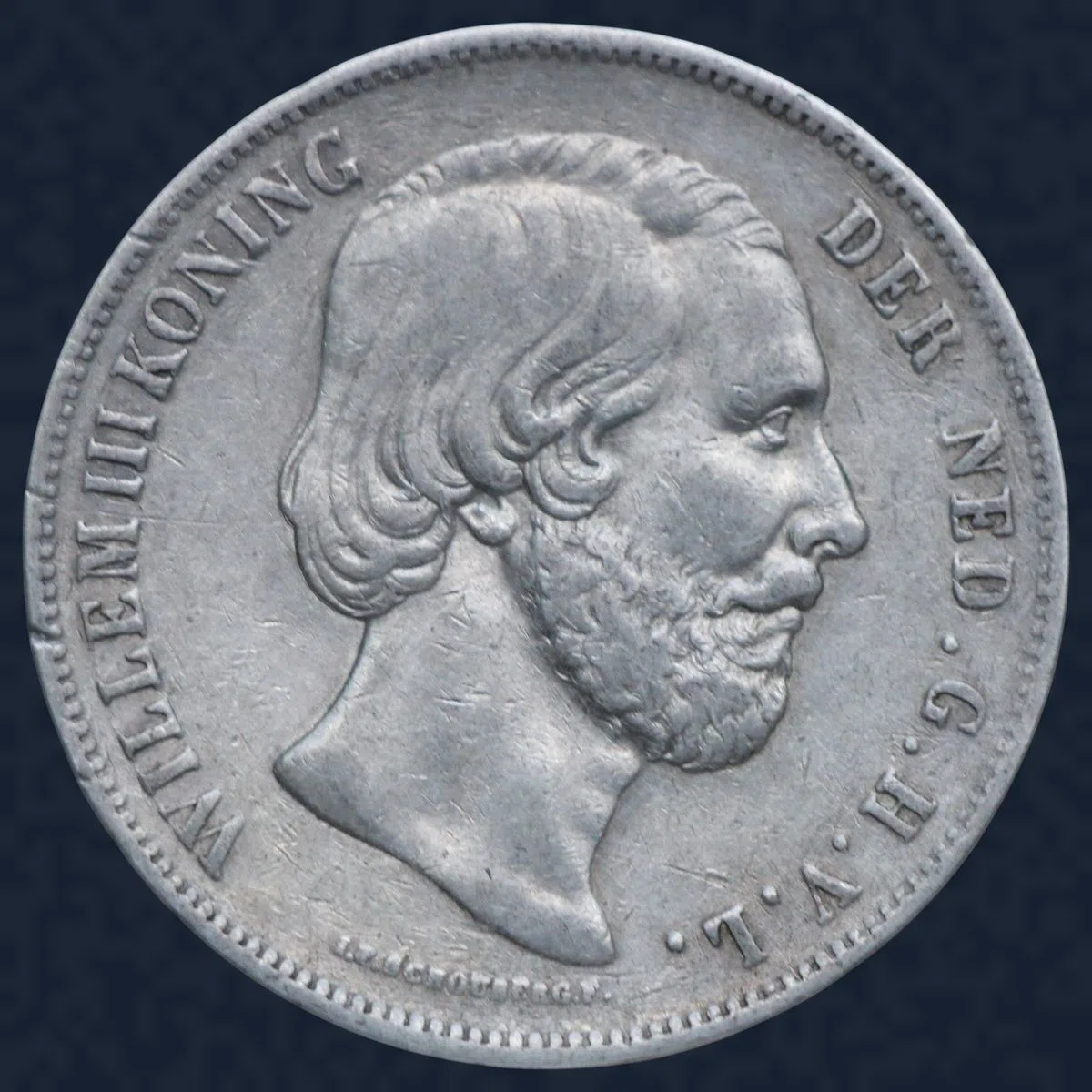 2½ Gulden 1858 Willem III