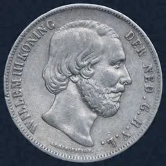 2½ Gulden 1858 Willem III