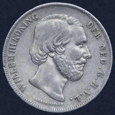 2½ Gulden 1858 Willem III