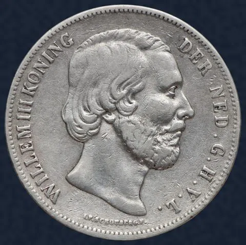 2 1/2 gulden 1858 Willem III