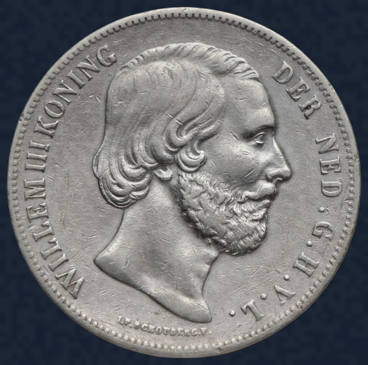 2½ Gulden 1858 Willem III