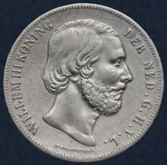 2½ Gulden 1858 Willem III