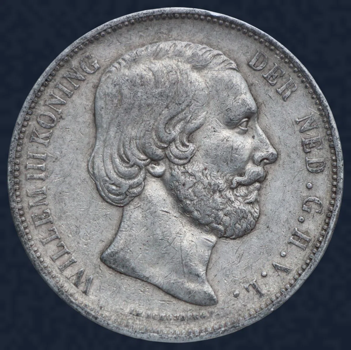 2½ Gulden 1867 Willem III - rijksdaalder 1867