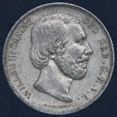 2½ Gulden 1867 Willem III - rijksdaalder 1867