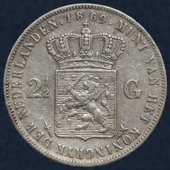 2½ Gulden 1869 Willem III