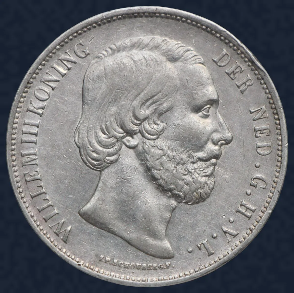 2½ Gulden 1870 Willem III - rijksdaalder 1870