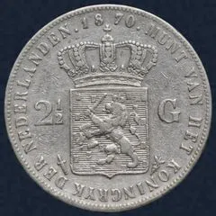 2½ gulden 1870 Willem III