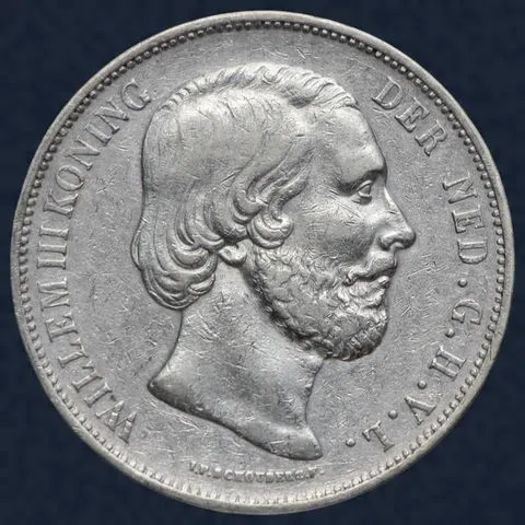 2½ gulden 1871 Willem III
