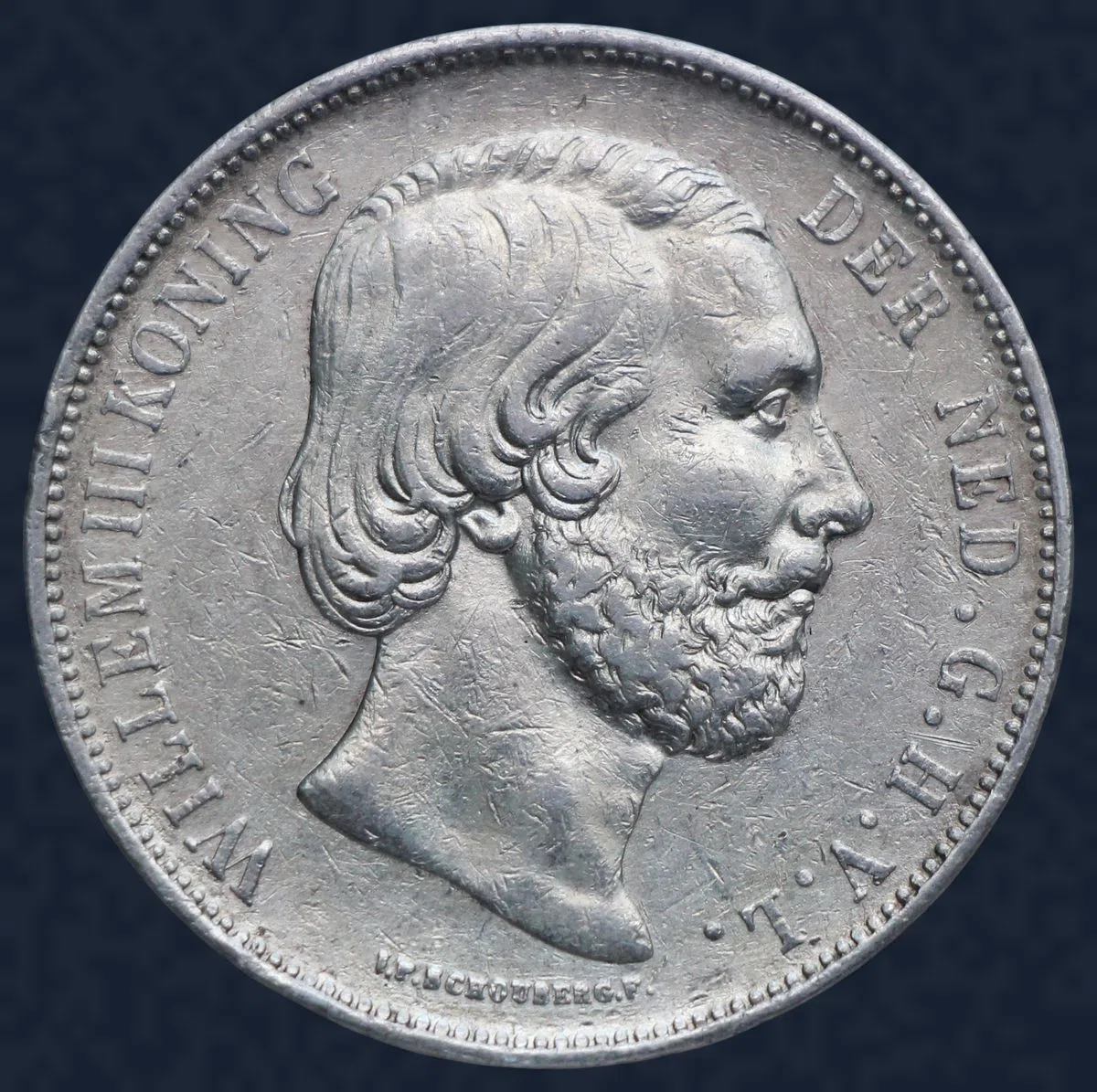 2½ Gulden 1872 Willem III - rijksdaalder 1872
