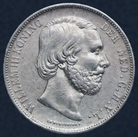 2½ Gulden 1872 Willem III - rijksdaalder 1872