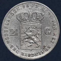 2½ Gulden 1872 Willem III Utrecht