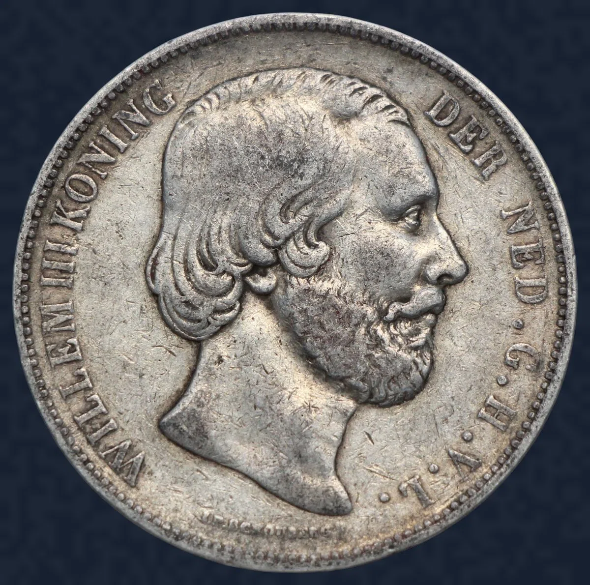 2½ Gulden 1873 Willem III - rijksdaalder 1873