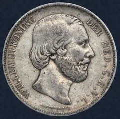 2½ Gulden 1873 Willem III - rijksdaalder 1873