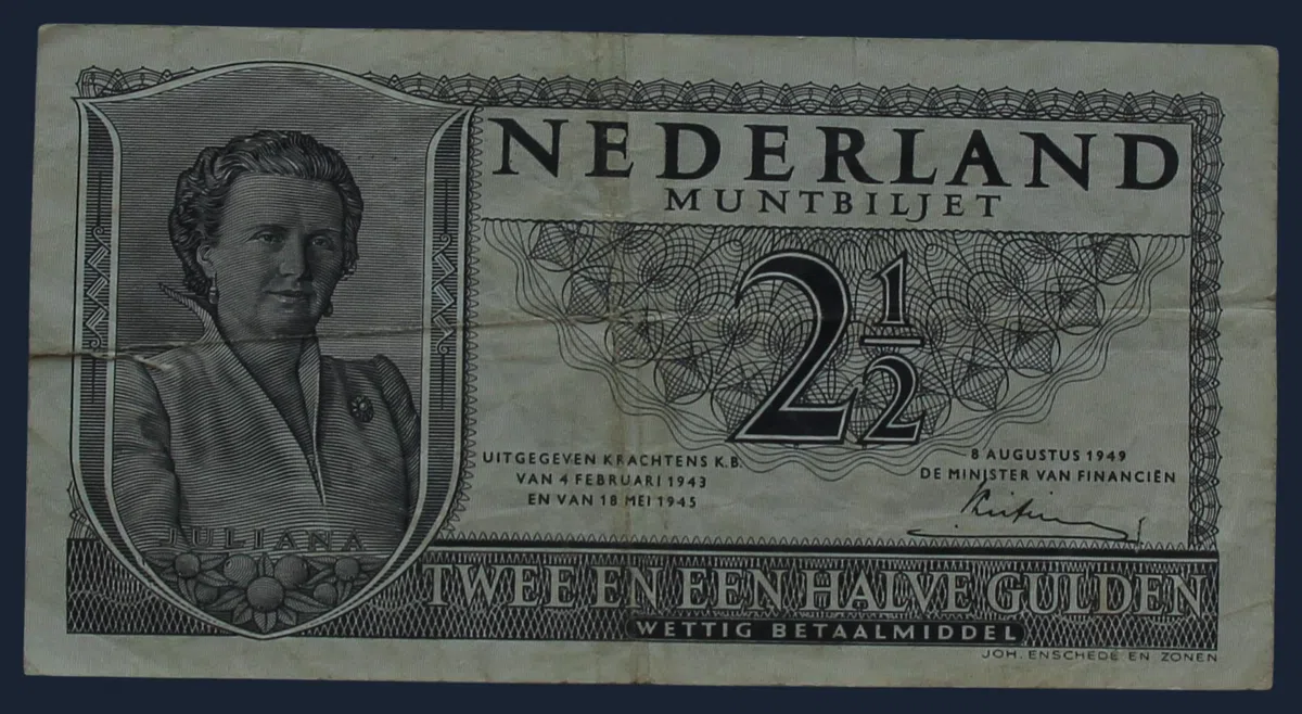 2½ Gulden 1949 Juliana NVMH 16-1B