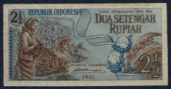 2½ Rupiah 1961 Indonesië
