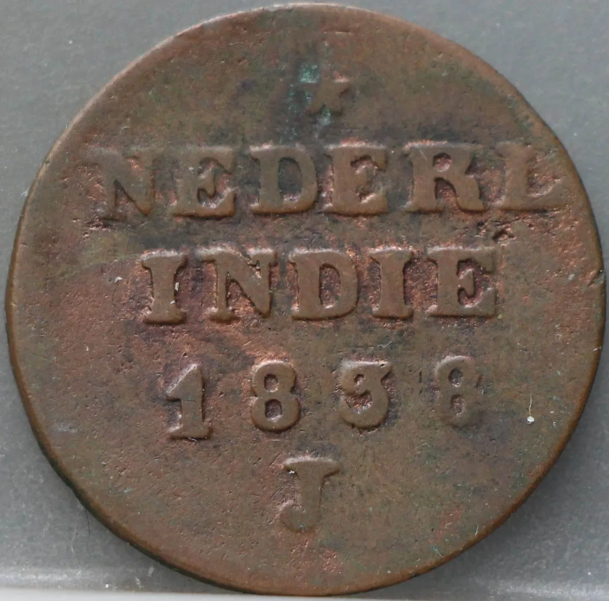2 Cent 1838 J – Nederlands-Indië – Koper voorzijde