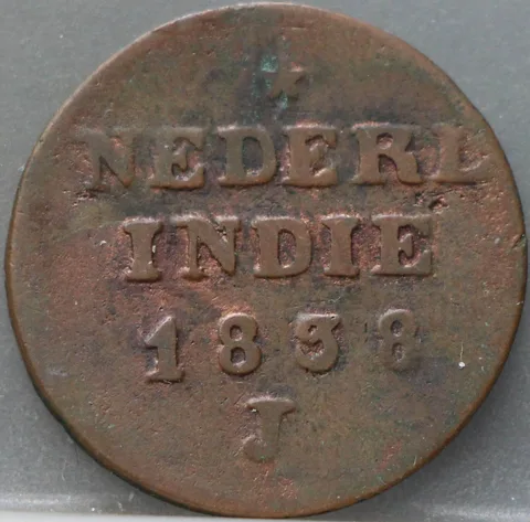 2 Cent 1838 J – Nederlands-Indië – Koper