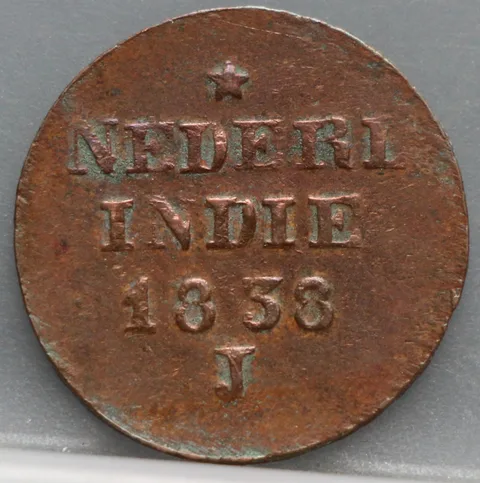 2 Cent 1838 J – Nederlands-Indië – Koper