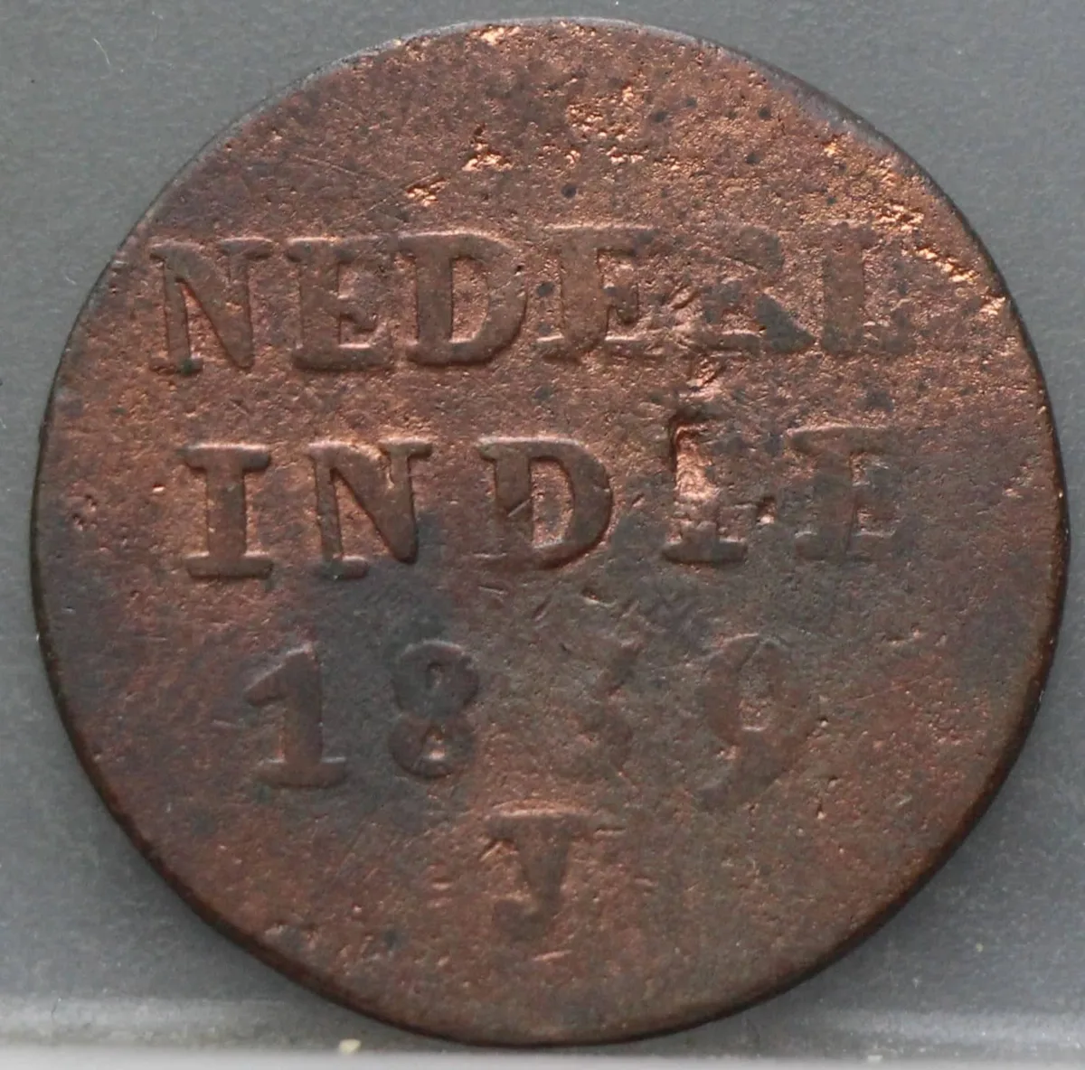 2 Cent 1839 J — Nederlands-Indië Koper voorzijde