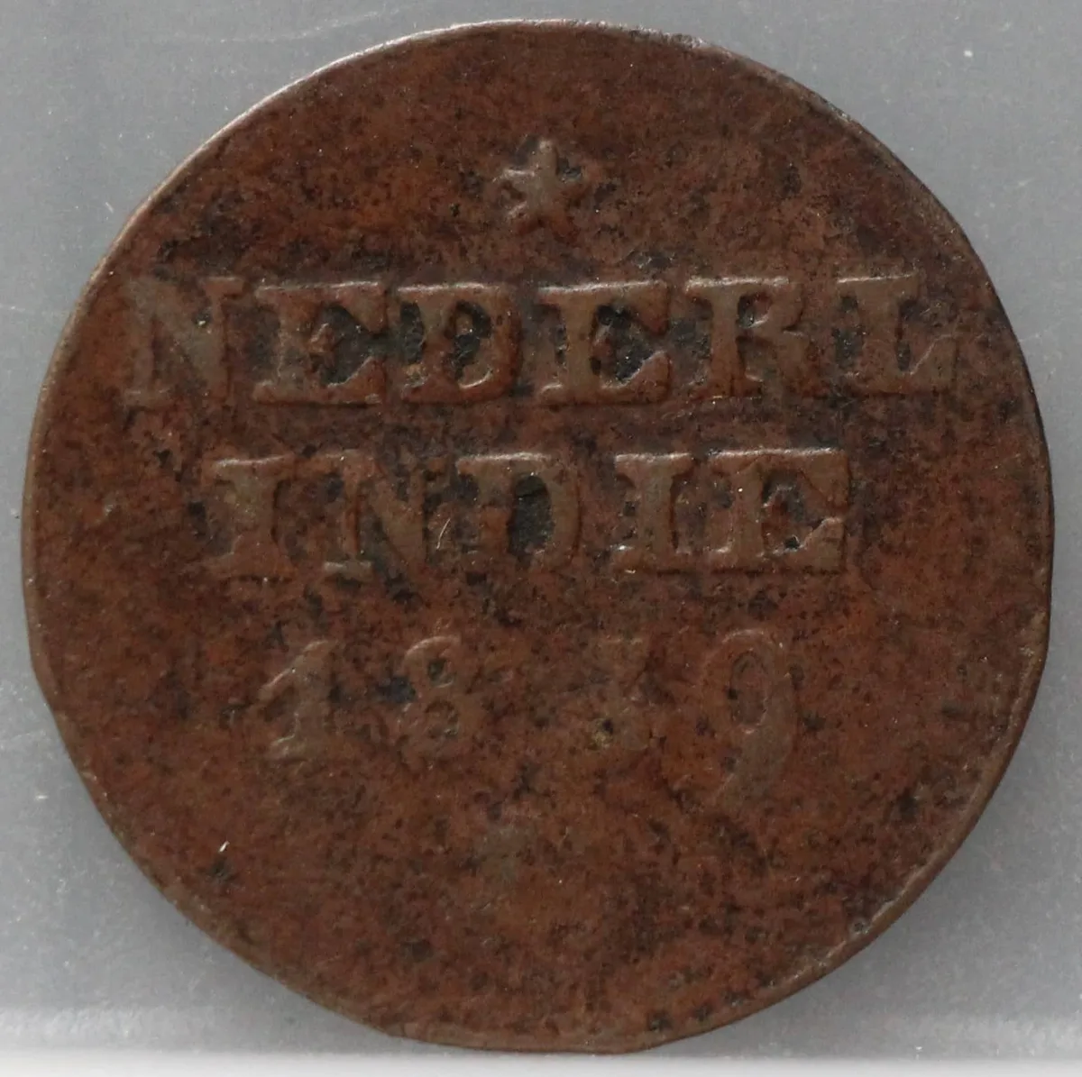 2 Cent 1839 J — Nederlands-Indië Koper voorzijde