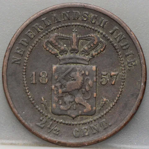 2½ Cent 1857 Nederlands-Indië — Koper