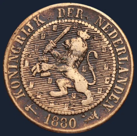 2½ Cent 1880 Willem III