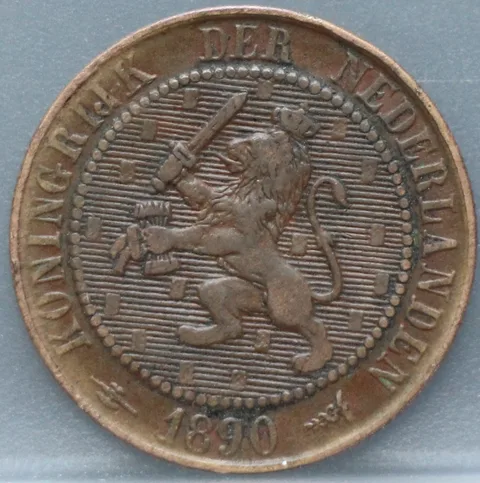 2½ Cent 1890 — Brons