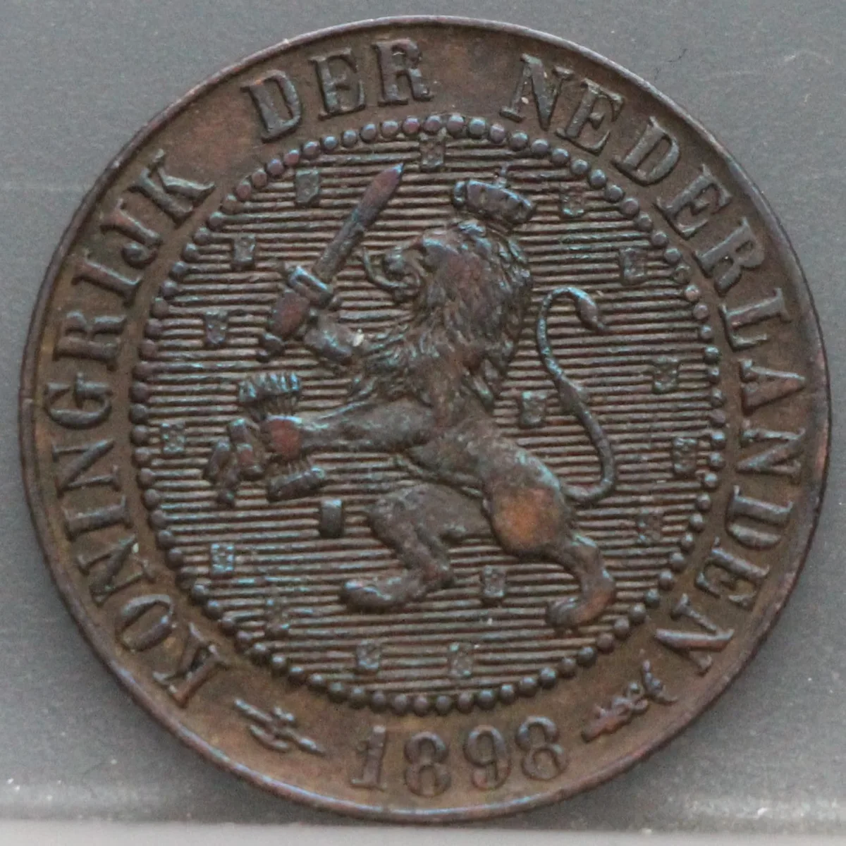 2½ Cent 1898 – Halve Stuiver voorzijde, Nederland