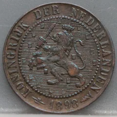 2½ Cent 1898 – Halve Stuiver voorzijde, Nederland