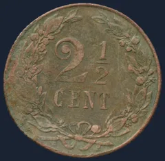 2½ Cent 1905 - Halve Stuiver 1905