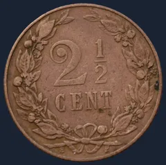 2½ Cent 1905 - Halve Stuiver 1905