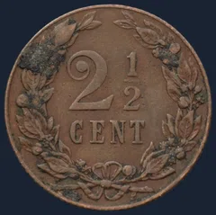 2½ Cent 1905 - Halve Stuiver 1905