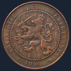 2½ Cent 1906 - halve stuiver 1906