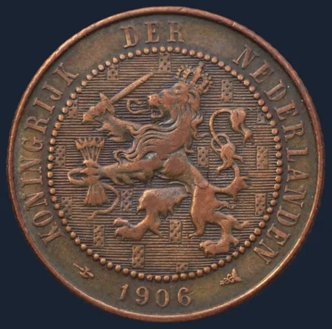 2½ Cent 1906 - halve stuiver 1906