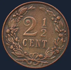 2½ Cent 1906 - halve stuiver 1906