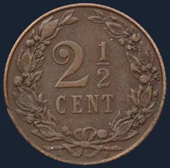 2½ Cent 1906 - halve stuiver 1906