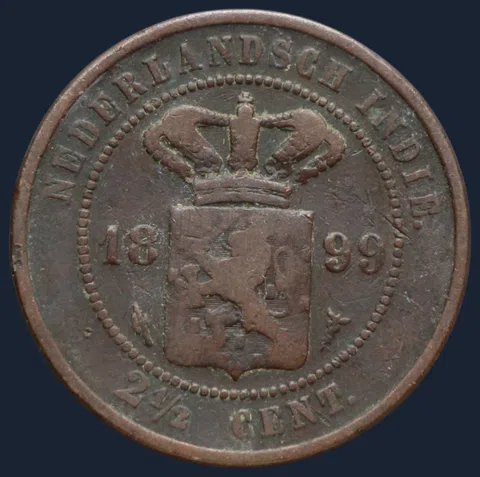 2½ Cent 1899 Nederlands-Indië