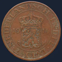 2½ Cent 1914 - Nederlands-Indië