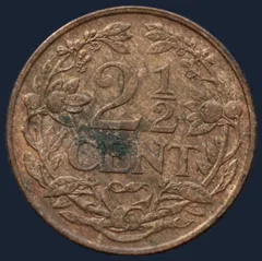 2½ Cent 1941 — Halve Stuiver 1941