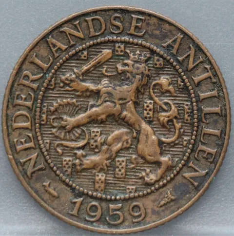 2½ Cent 1959 Nederlandse Antillen — Brons