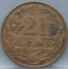 2½ Cent 1959 Nederlandse Antillen — Brons achterzijde