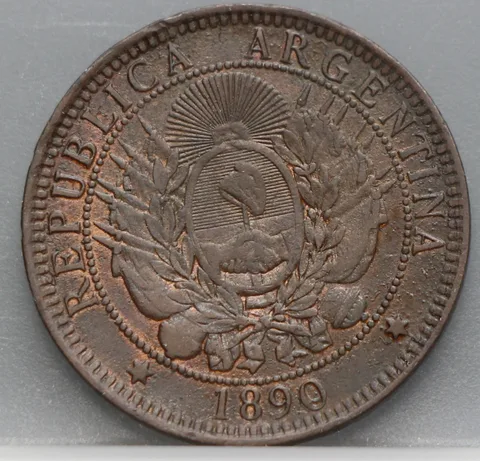 2 Centavos 1890 Argentinië — Brons