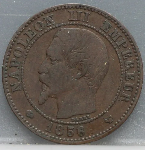 2 Centimes 1856 (W) Frankrijk